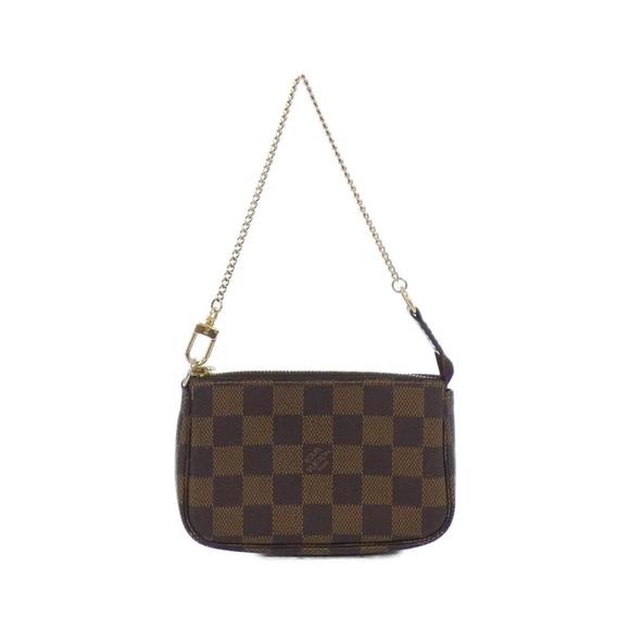 LOUIS VUITTON Authentic Brown Damier Pochette Pouch